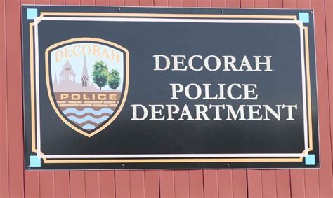 They arrested him and. . Decorah news arrests